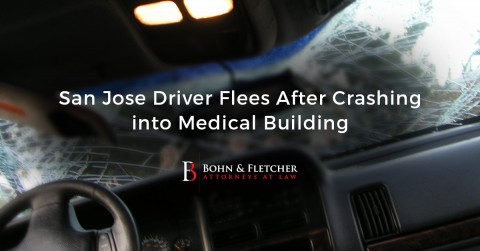 San Jose Driver Flees After Crashing into Medical Building