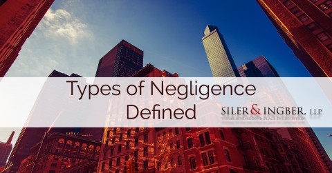 Types of Negligence Defined
